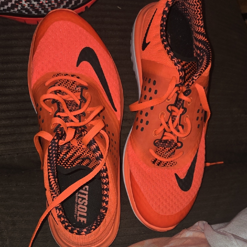 Nike Kids Bright Orange Sneakers